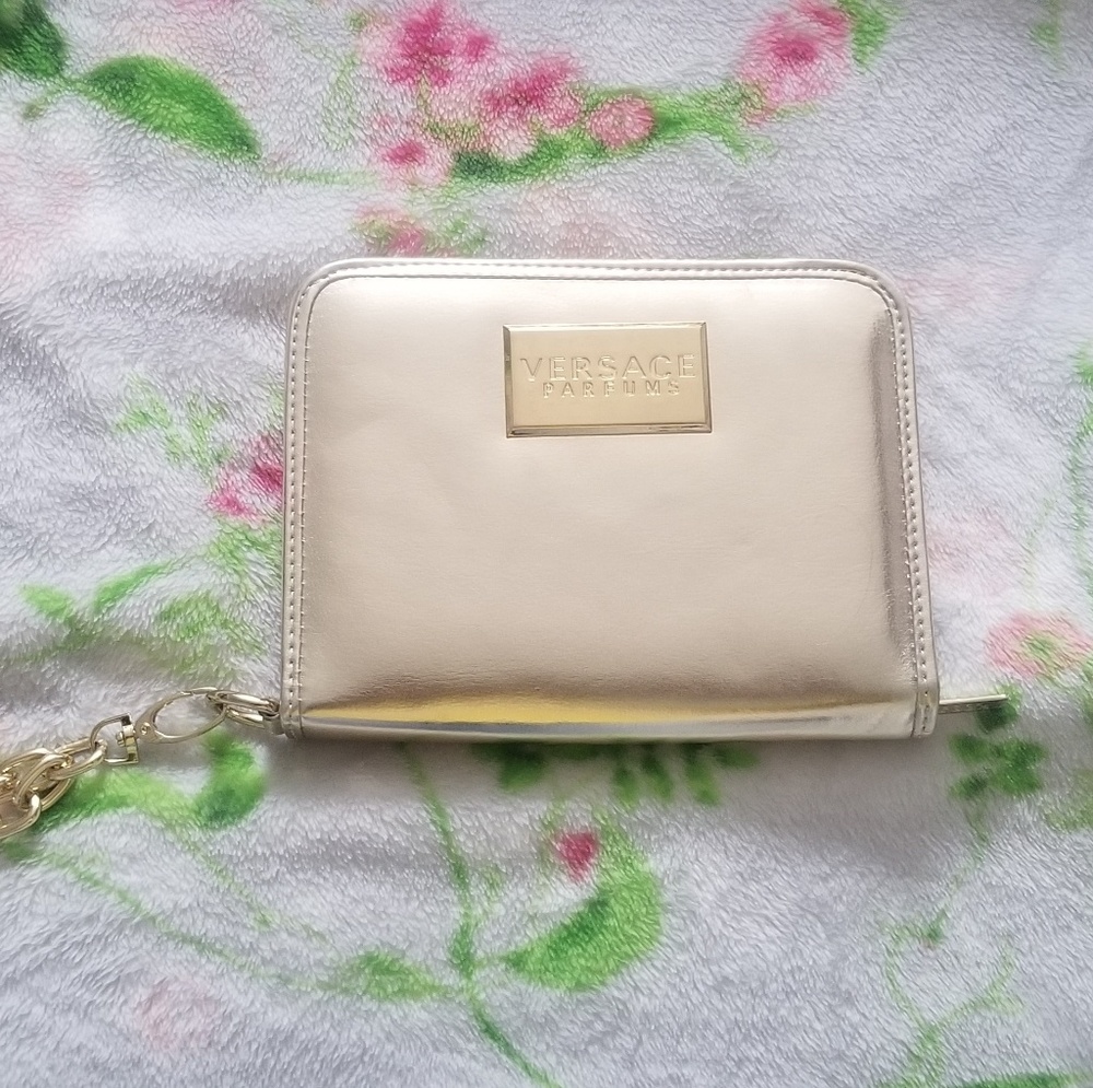 Versace Gold Perfume Cell phone credit card holder